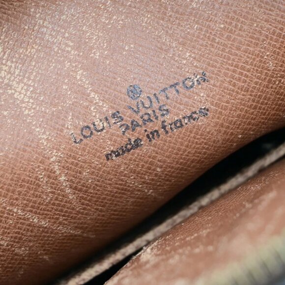 LOUIS VUITTON Danube Shoulder Bag Monogram Leather Brown France - Picture 6 of 16